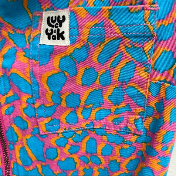 Lucy & Yak ragan jumpsuit Theo print size 0P NEW - Picture 8 of 11